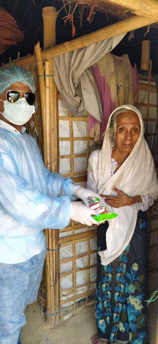 RIC for Corona Virus at Rohingya camp